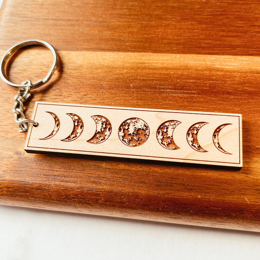 Moon Phases Keychain