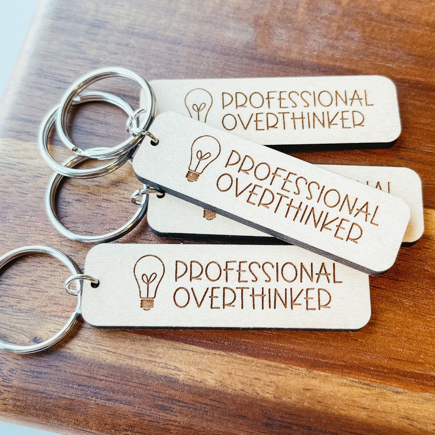 Professional Overthinker Keychain