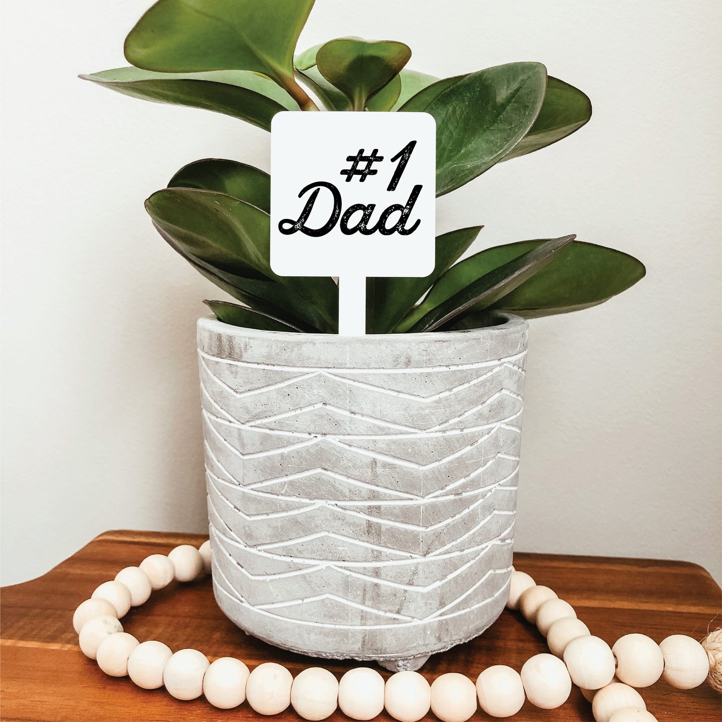 #1 Dad Plant Marker