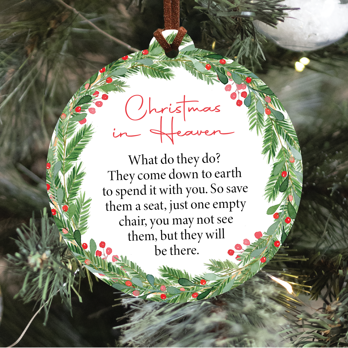 Christmas In Heaven Christmas Ornament