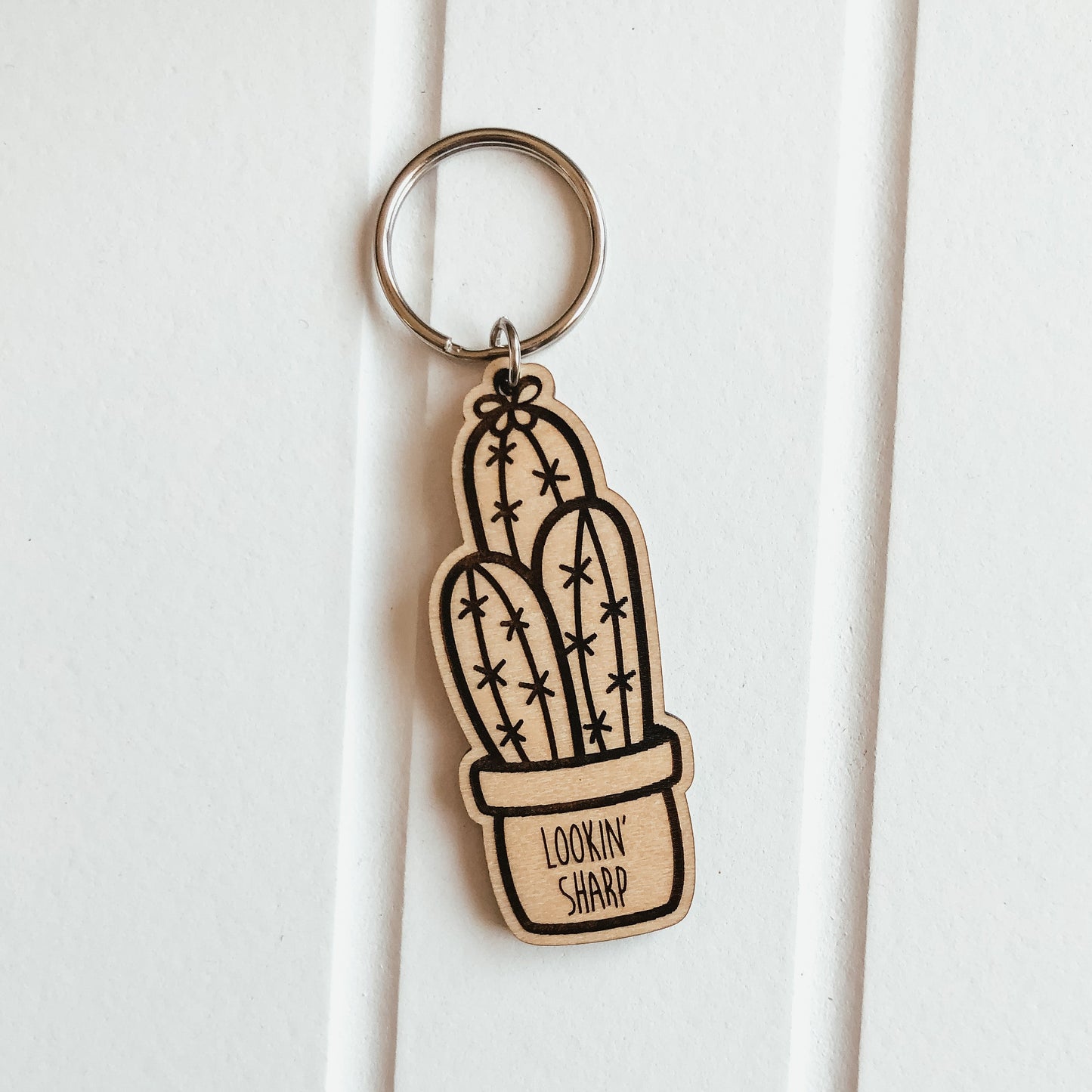 Lookin' Sharp Keychain