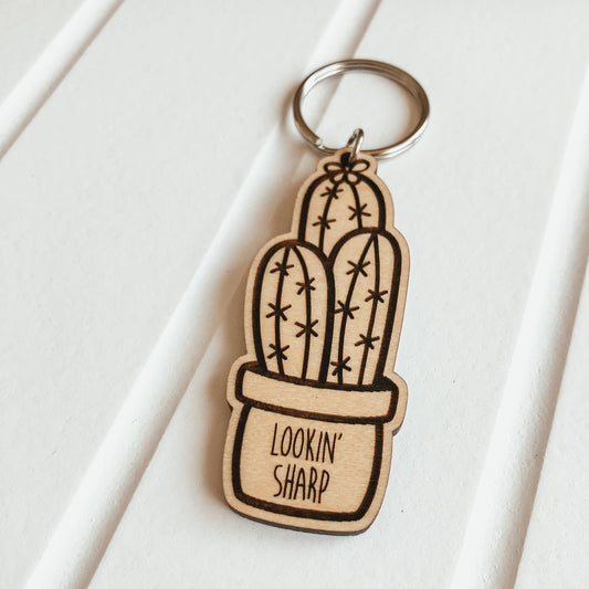 Lookin' Sharp Keychain