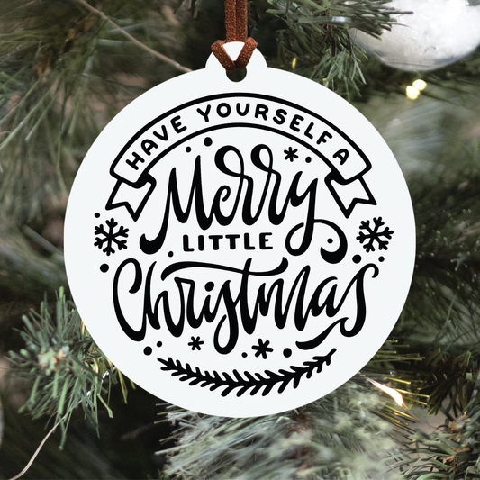 Merry Little Christmas Christmas Ornament